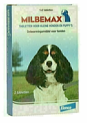 Milbemax tablett maskande valp liten hund