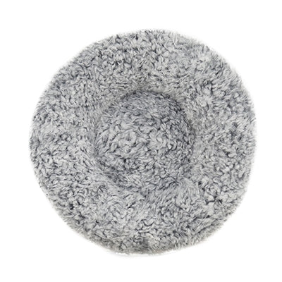 Rosawood Dog Basket Silver Fluff Grey