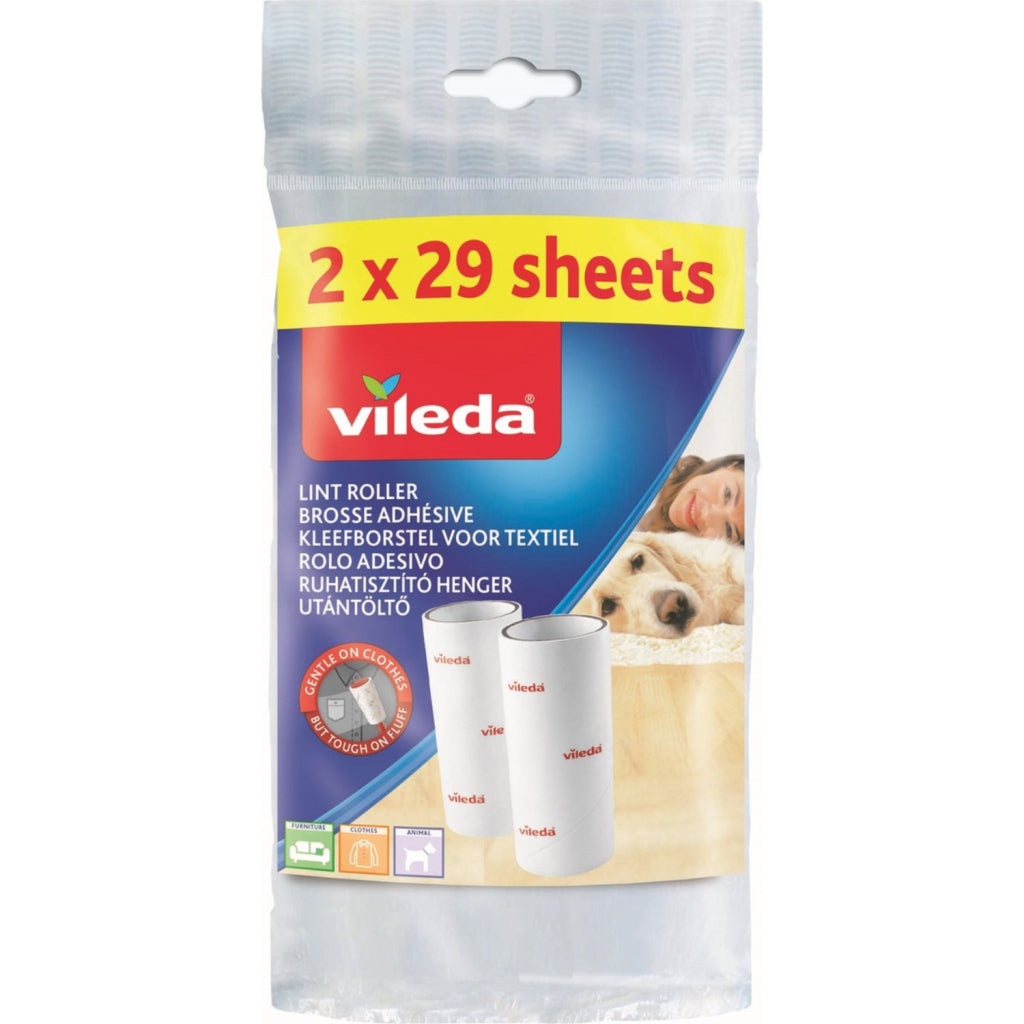 Vileda Vileda Vervanging Kleefborstel 2x29 Bladen