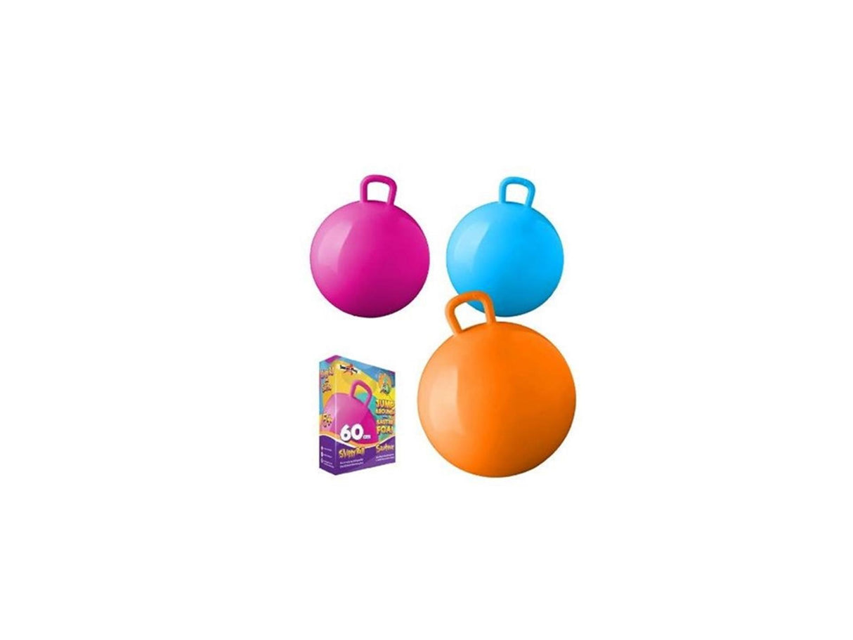 Various brands of skippy ball (60cm 3 ass.)