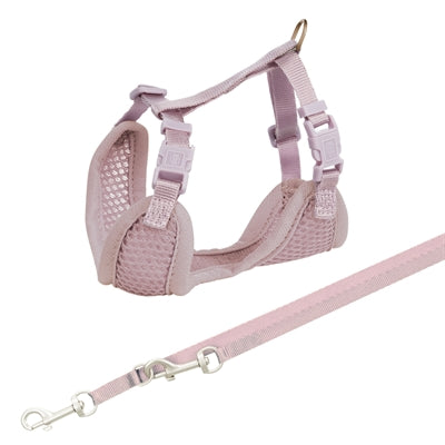 Trixie Junior Soft Harness with Leash Lilac