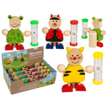 Dsp wooden toothbrush holder. 3 assorted