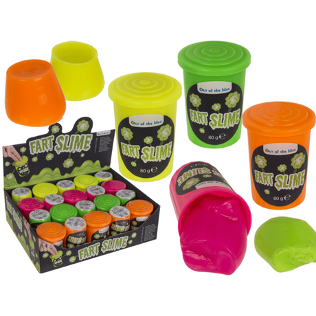 Dsp fart slime approx. 80 gr. 4 colors. 20