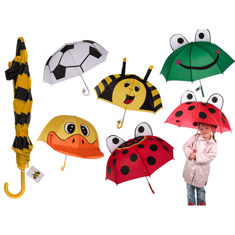 Children's umbrella. d: approx. 70 cm. 5 assortment