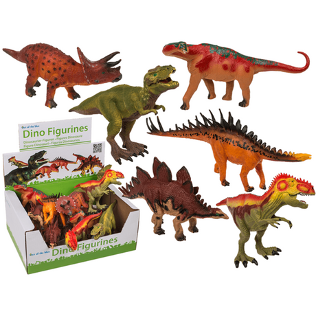 Dsp dinosaur, approx. 20 cm. 6 ass.12 pieces