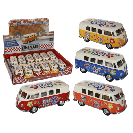 Dsp model avtomobila s potegom nazaj. avtobus vw t1