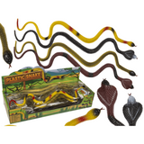 Dsp play snake, approx. 40 cm. 4 assortment. 24