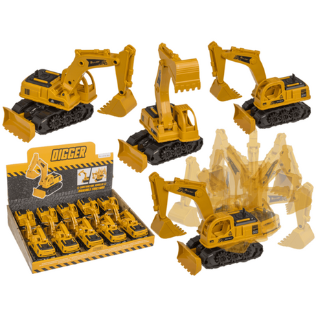 Dsp excavator with friction motor and b