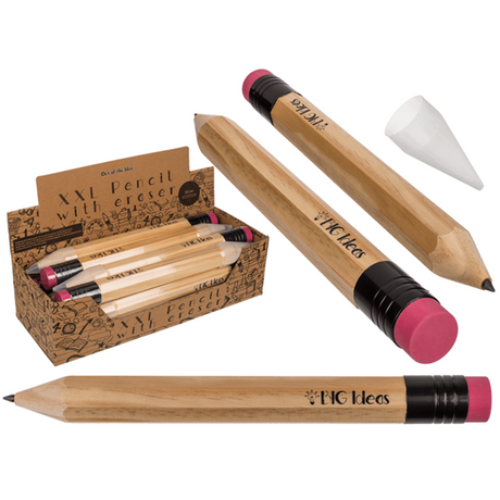 Dsp Jumbo-Bleistift mit Radiergummi, 35 cm. 12 Stu