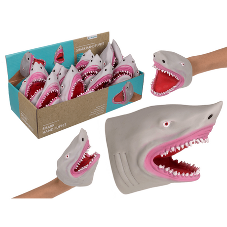 Dsp Handpuppe Hai. ca. 15 cm. 12 Stück im