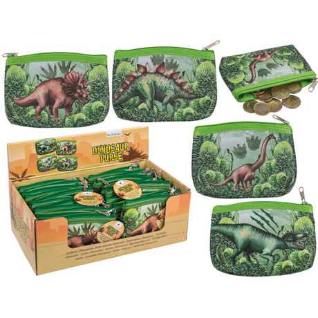 Dsp wallet dinosaur. 4 assortment. 24
