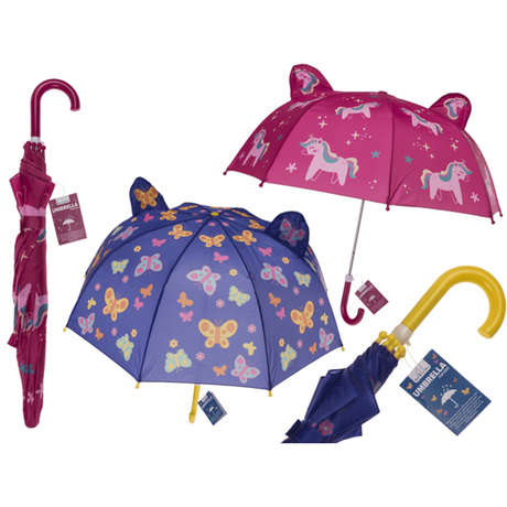 3D-Kinderschirm. d: ca. 70 cm. 2 sortiert