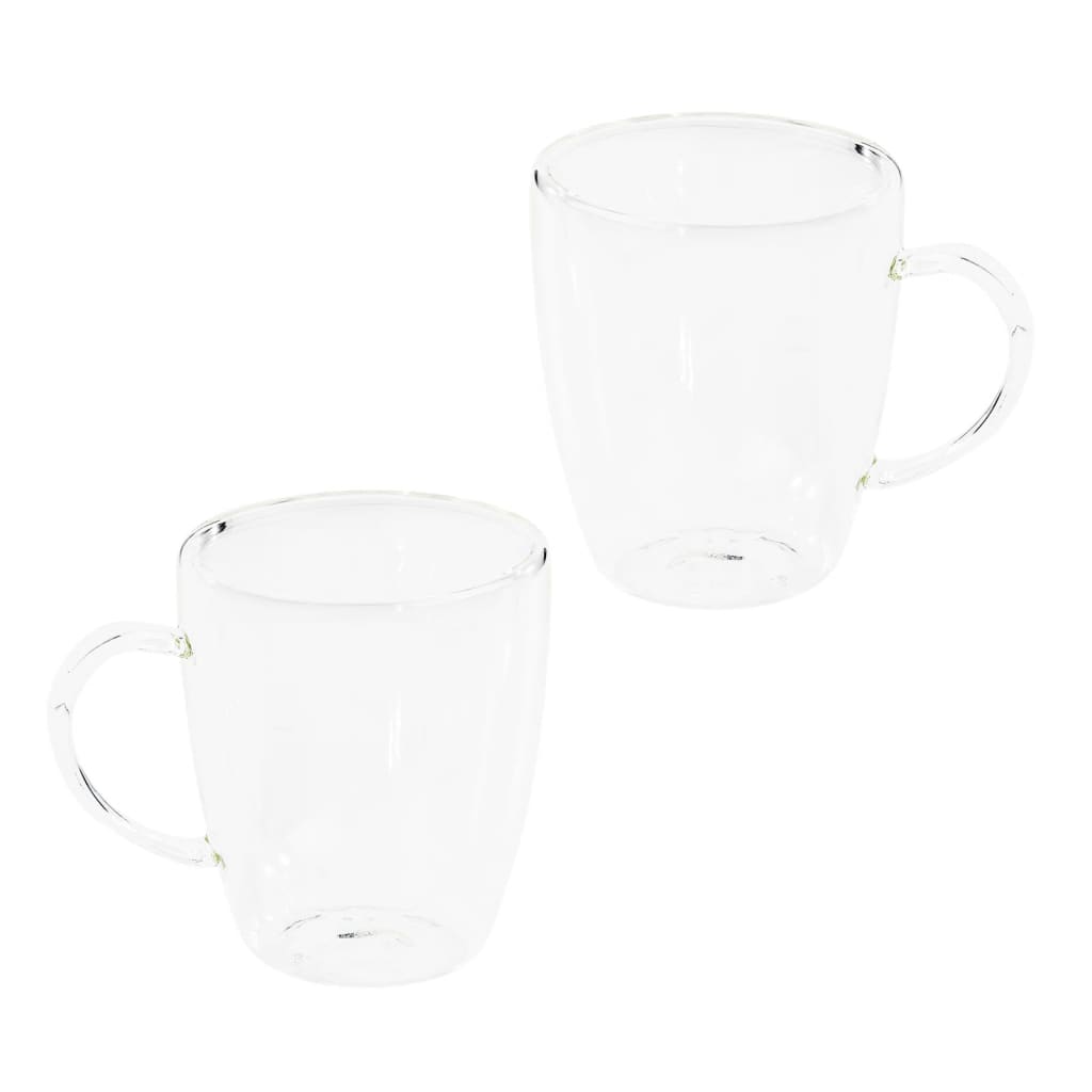 Hi hi hi hi cappuccinoglaas set 2-piefe 270 ml transparent