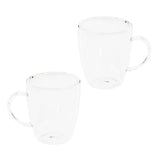 Hola hola hola cappuccinoglaas set de 2 piezas 270 ml transparente