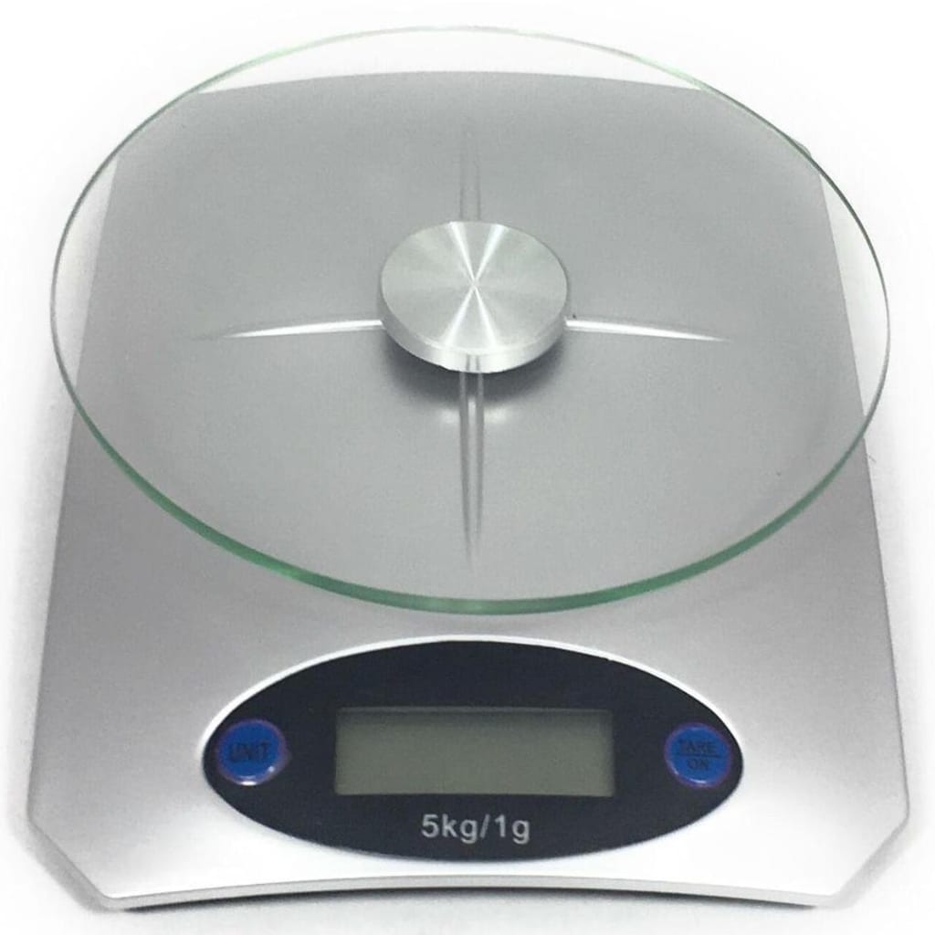 Hi Hi Kitchen Scale Digital Silberfarbe