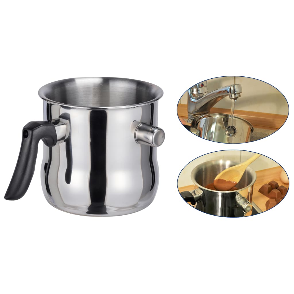 Hi Hi Milkpot double -walled 1.2 L stainless steel