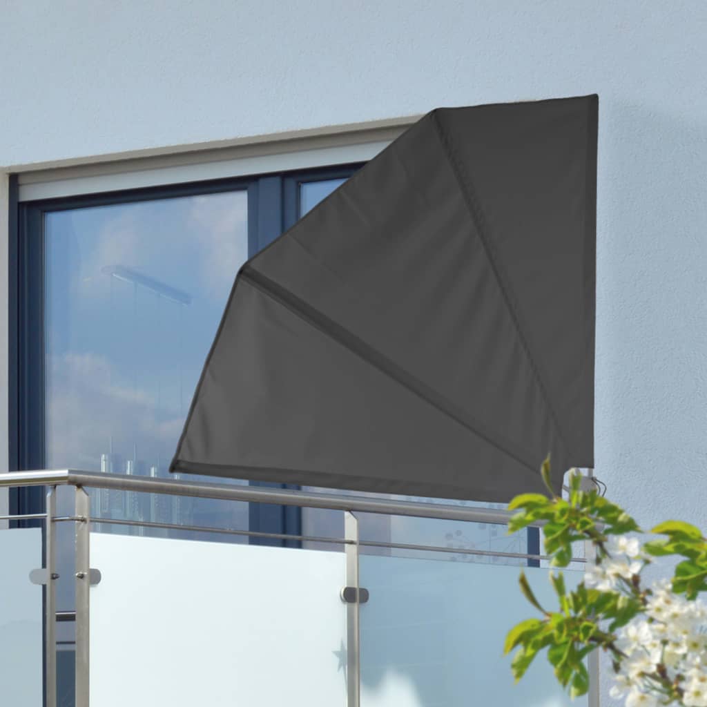 HI HI Balcony Schermata 1.2x1.2 m Polyester Black