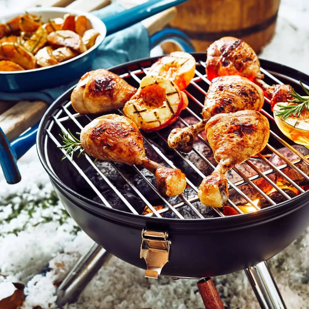 Hallo hi Charcoal Ball Barbecue Mini Black