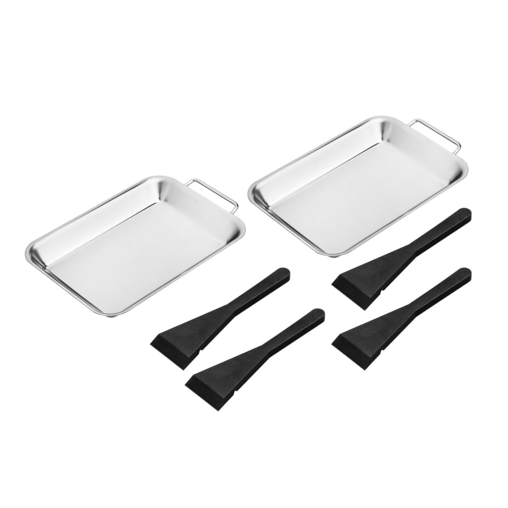 Hei Hei BBQ Grill Pancake Set 6 St BBQ rustfritt stål