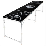 Hi hi hi Beer Pong Table zusammenklappbar und einstellbar schwarz