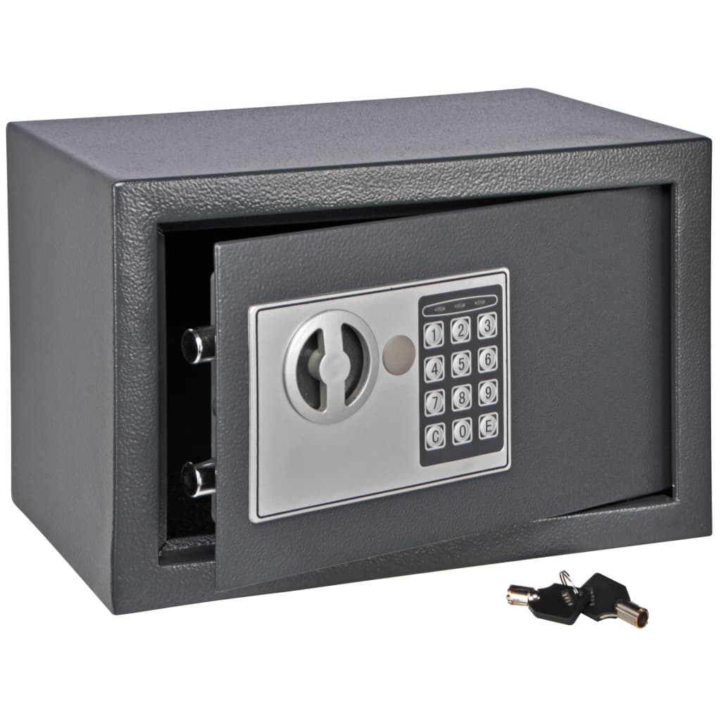 Hi Hi safe with electric lock 31x20x20 cm dark gray