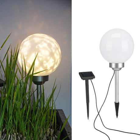 HI HI Tuinlicht LED bal roterend 20 cm