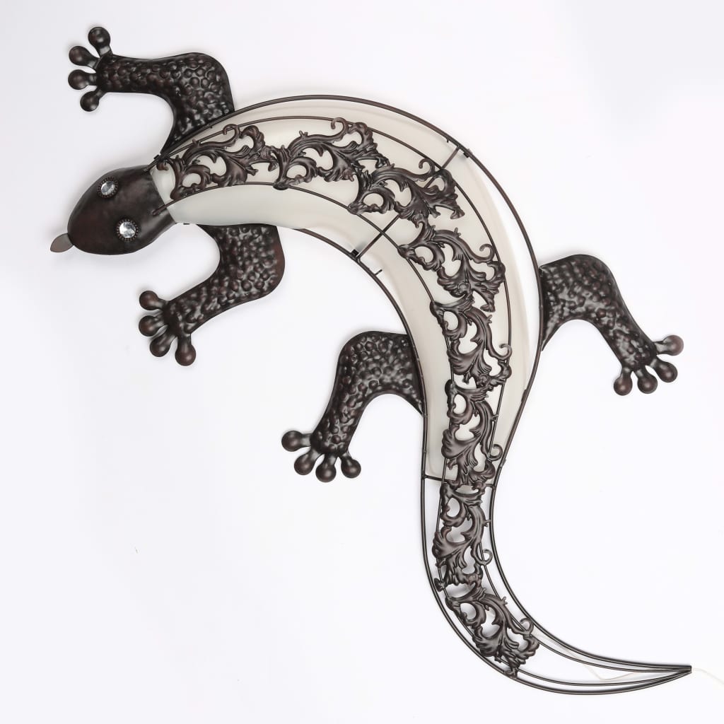 Hi Hi Garden Wall Lamp Gecko LED