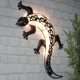 Hi Hi Garden Wall Lamp Gecko LED