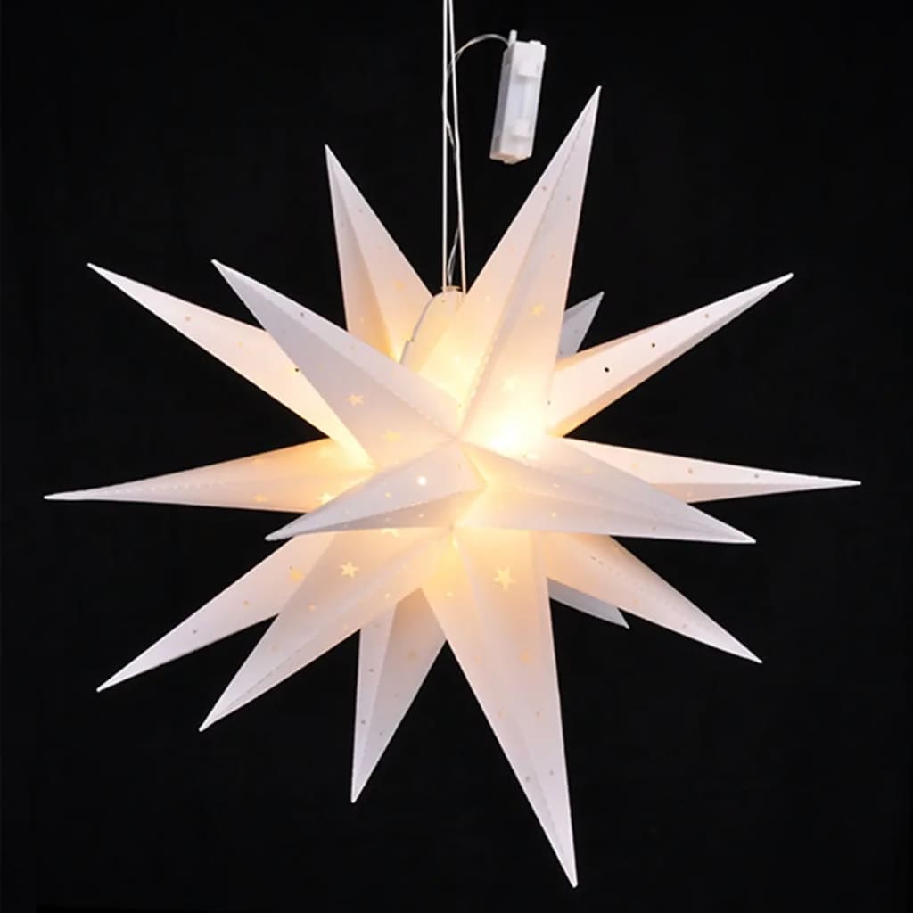 Salut salut lampion étoile de Noël mené 58 cm