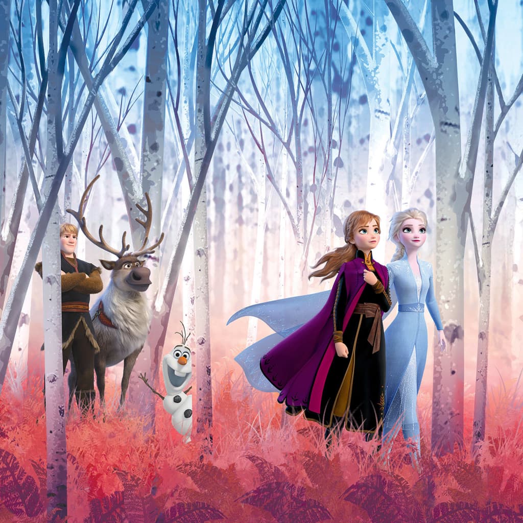 Komar Komar Photo Wallpaper Frozen Friends Forever 368x254 cm Blue