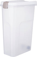 Trixie Voerton AirTight Lockable Plastic transparente blanco blanco