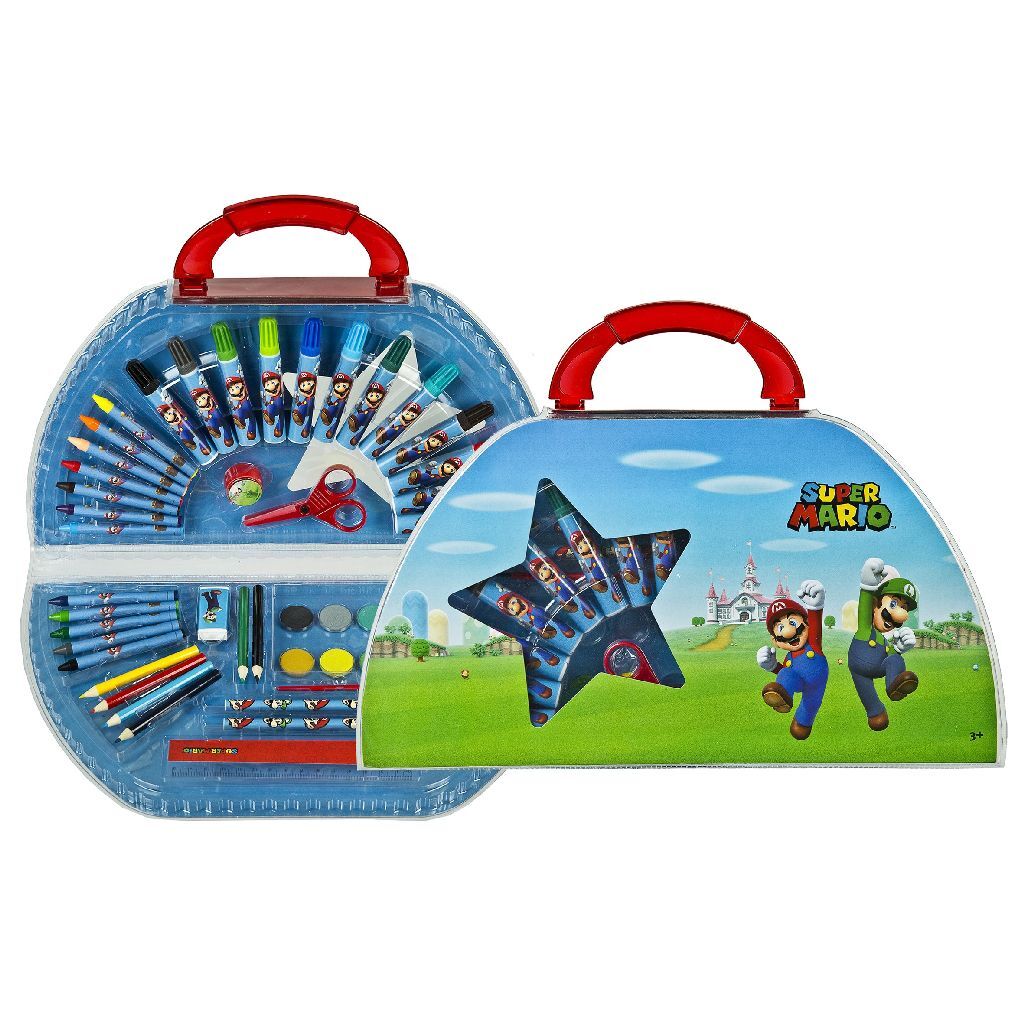 Super Mario Color Suitcase 51-stycken