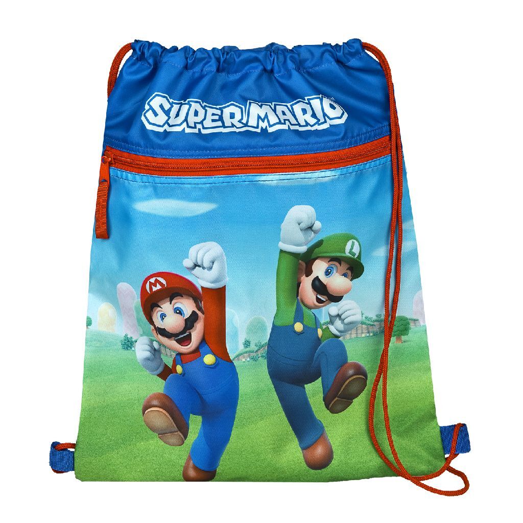 Undercover Super Mario Gym -veske med frontlomme