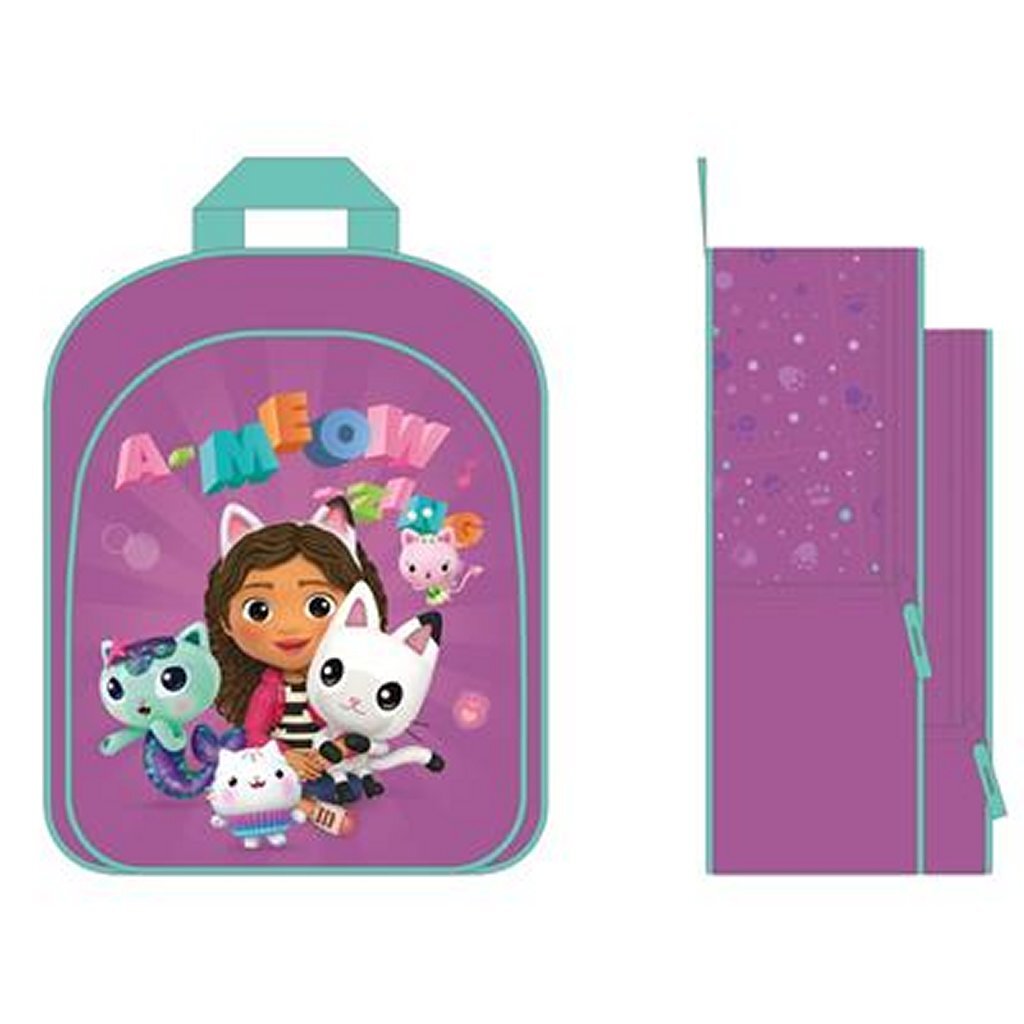 Undercover Gabby's dollhouse backpack with front pocket