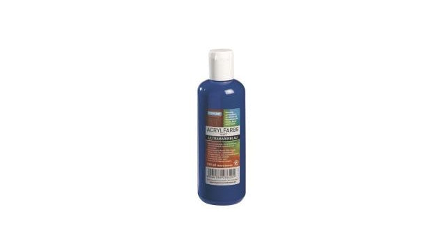 Bottiglia di vernice acrilica toppoint 250 ml blu