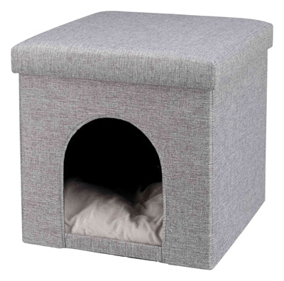 Trixie Pouf Cat Basket relax-iglo alois gris