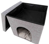 Trixie Pouf Cat Basket relax-iglo alois gris