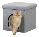 Trixie Pouf Cat Basket relax-iglo alois gris