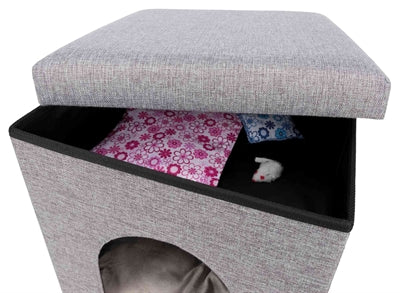 Trixie Pouf Cat Basket relax-iglo alois gris