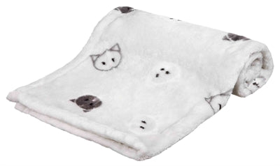 Trixie Decken Mimi Soft Plüsch hellgrau