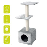 Ebi cat scraping post Palazzo classic 30x30x90 cm gray