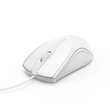 Mouse ottico Hama con 3 pulsanti MC-200 con cavo bianco