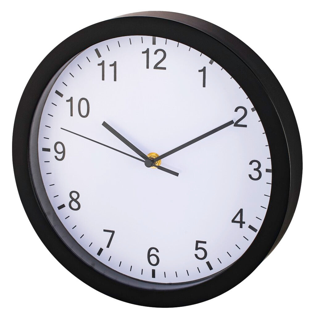 Hama Wall Clock Pure Ø 25 cm Noise ARM černá