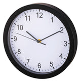 Hama wall clock pure Ø 25 cm noise arm black