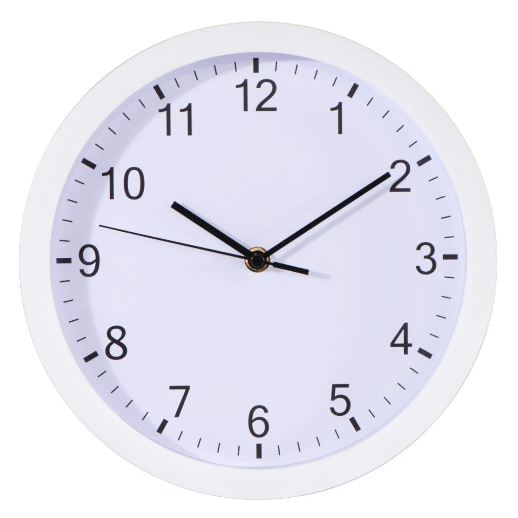 Hama Wall Clock Pure Ø 25 cm Sage paže bílá