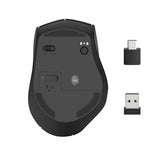 Hama Opt. Wireless Maus mit 6 Tasten MW-600 Dual-Modus USB-C USB-A Schwarz