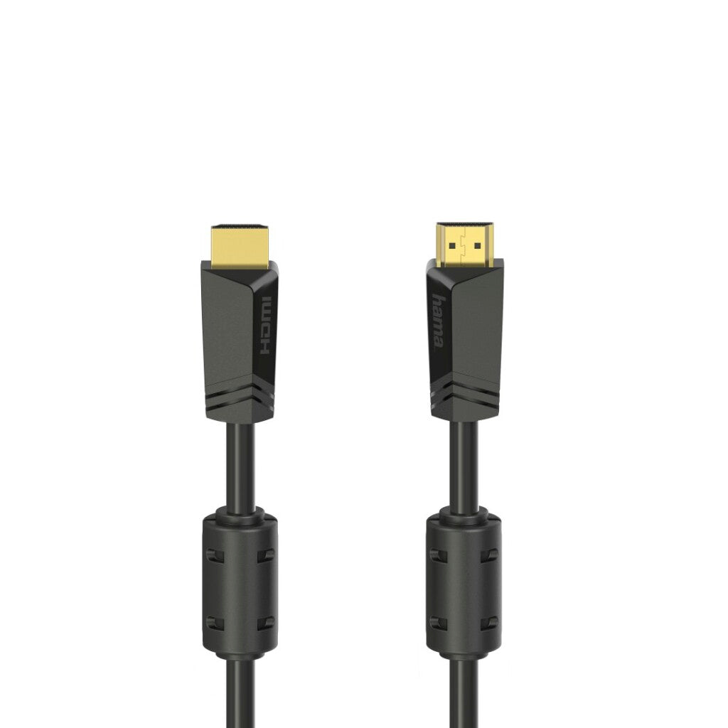 Hama high speed hdmi trade;-kabel connector - connector 4k ethernet verguld 10,0 m