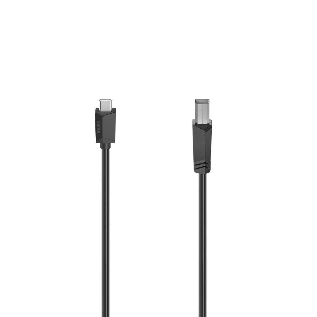 Hama USB-C kabel USB-C Plug-USB-B-Plug USB 2.0 480 MBIT S 1,50 m