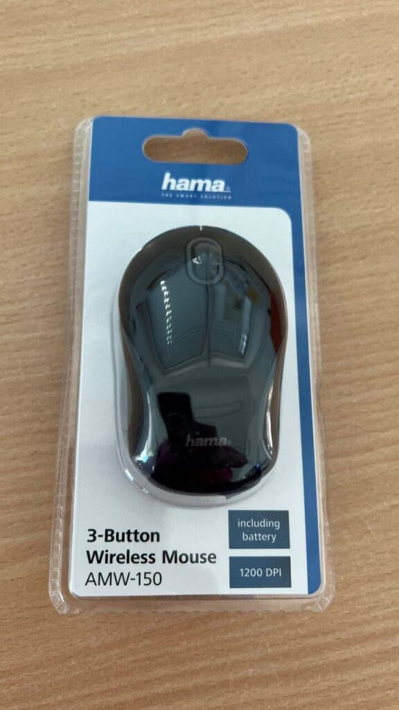 Hama Optical Minimis 3 pulsanti mouse wireless AMW-150 nero