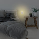 Hama førte Night Light Touch Switch til stikkontakt på det varme lys på